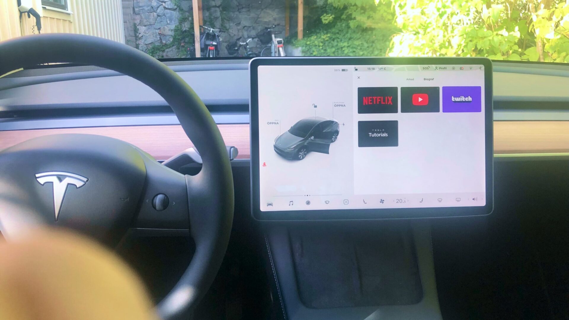 Tesla Model Y interior