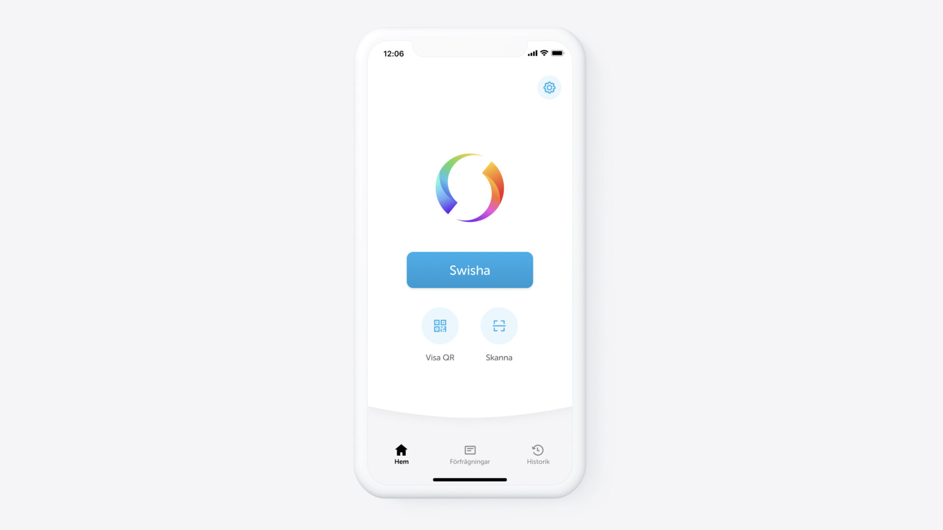 The more distinct symbol also enabled it to stand alone without the logo mark. And we could change the copy for the button to the verb Swisha instead of Pay. Further strengthening the brand.