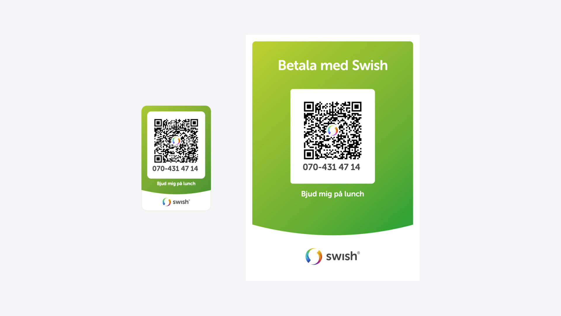 Swish QR code signs Scan this QR code to buy me lunch : )