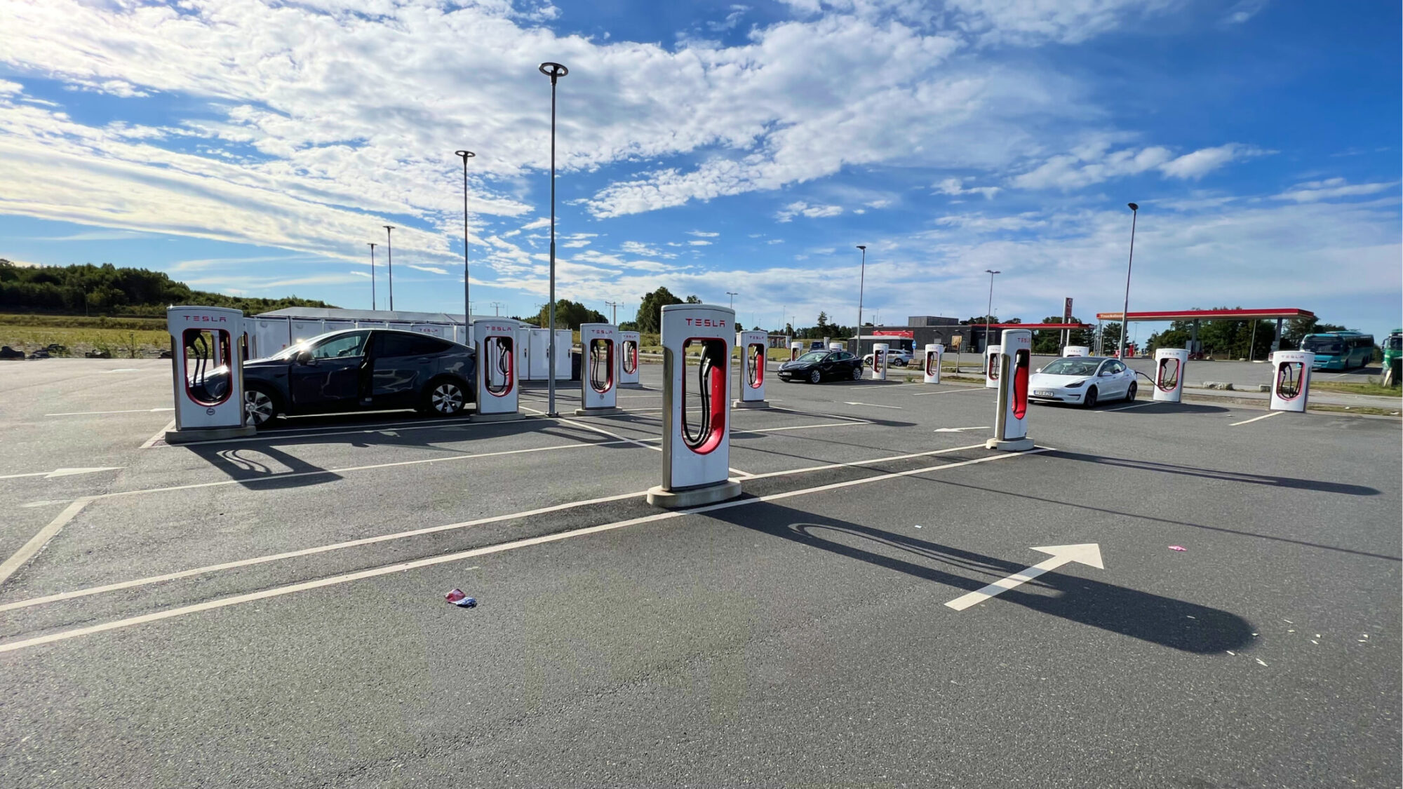 Supercharging a Tesla Model Y